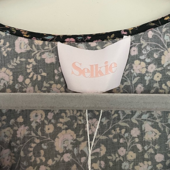 SELKIE NWT Puff Wrap Dress in “Spirit” - Picture 3 of 4